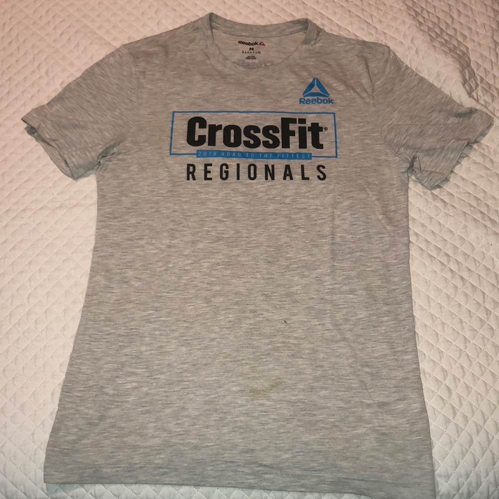 Gray Reebok t-shirt